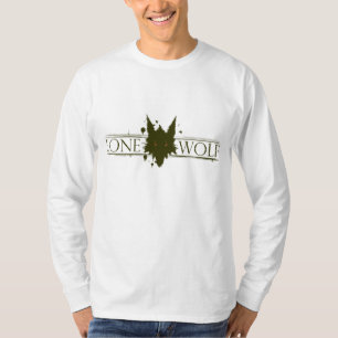 Camiseta solitário-lobo