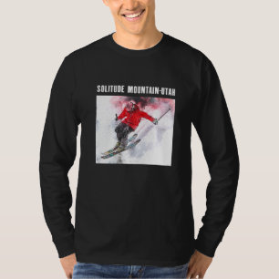 Camiseta Solitude Mountain Utah Esquiando esquiador Esqui S