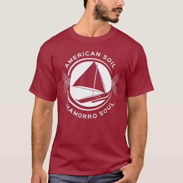 Camiseta Solo americano, o t-shirt dos homens da alma de (Frente)