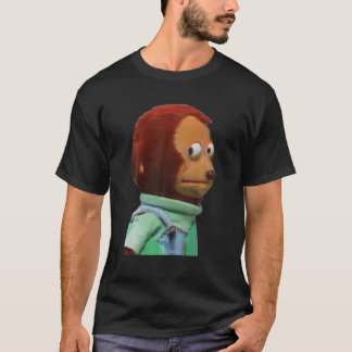 Camiseta Solo Awkward Look Monkey Puppet Memória
