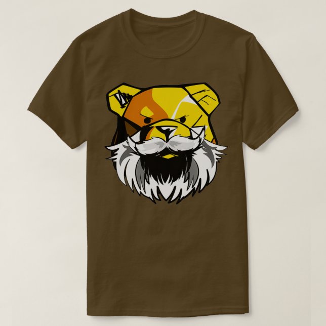 CAMISETA SOLO DE PAI DE URSO ROBUSTO (Frente do Design)