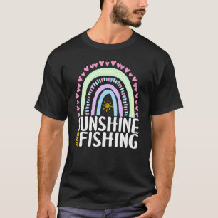 Camiseta Solo E Pesca Cuta Arco-Íris Gráfico Mulheres K