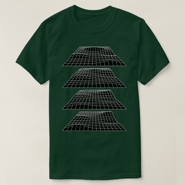 Camiseta solo geométrico (Frente do Design)