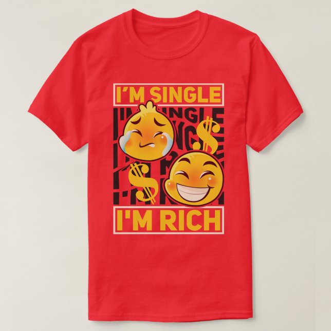 Camiseta Solo Homens E Mulheres Sou Solteiro De namorando R (Frente do Design)