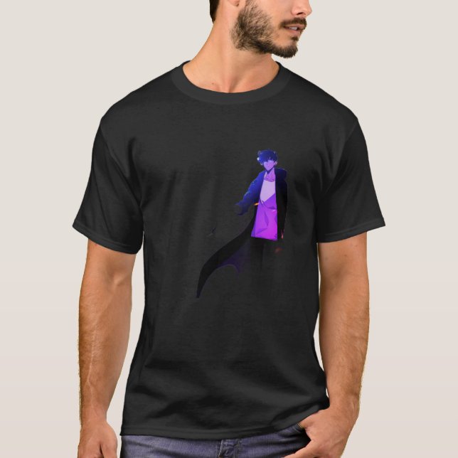 Camiseta 🖤 Solo Leveling T-Shirt | Anime Inspired Design (Frente)