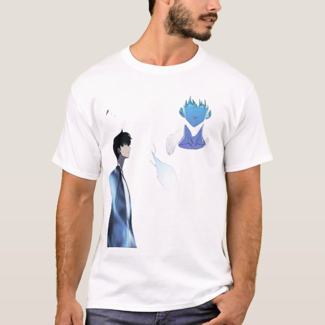 Camiseta 🖤 Solo Leveling T-Shirt | Anime Inspired Design (Frente)