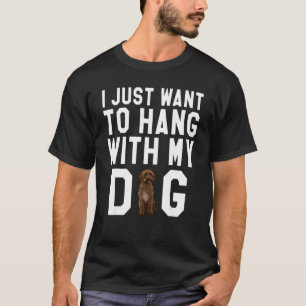 Camiseta Solo Quiero Paso Rato Com Mi Cão De Agua Español