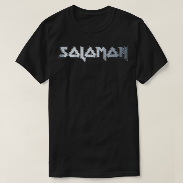 Camiseta Solomon Heavy Metal (Frente do Design)
