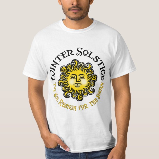 Camiseta SOLSTICE DE INVERNO: A Razão Sol para a Estação - (Frente)