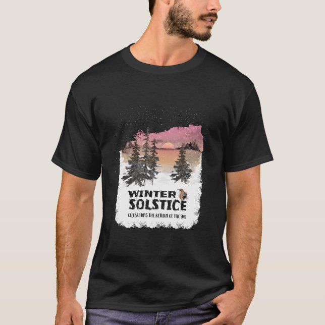 Camiseta Solstício De Inverno Celebrando O Retorno Do Sol (Frente)