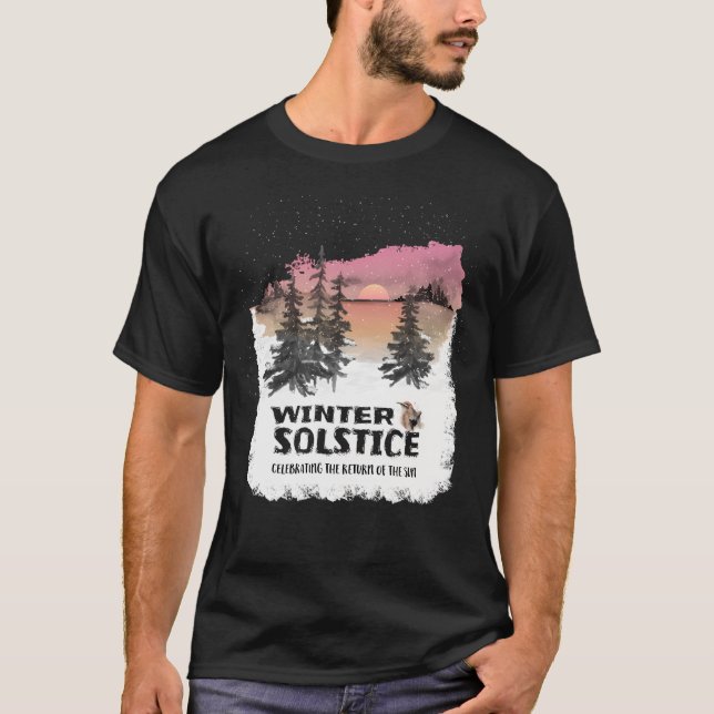 Camiseta Solstício De Inverno Celebrando O Retorno Do Sol (Frente)
