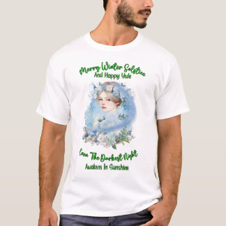 Camiseta Solstício de inverno da feliz e Yule feliz