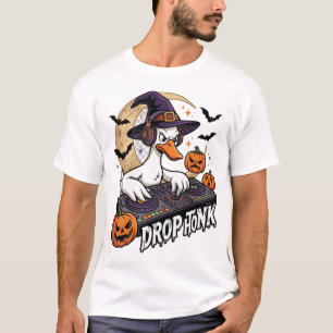 Camiseta Soltar Buzina Dj Ganso Abóbora Chapéu de Bruxa de 