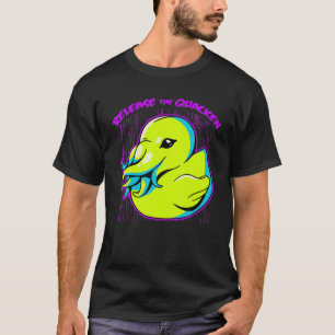 Camiseta Solte A Chá Crachatada De Pato De Borracha Quacke