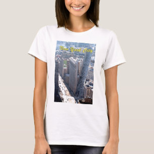Camiseta Solte a sua imaginação! Nova Iorque do edifício Fl
