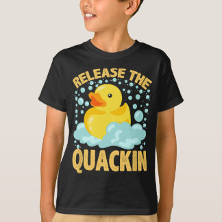 Camiseta Solte o amante do Duck T Duck Quackin