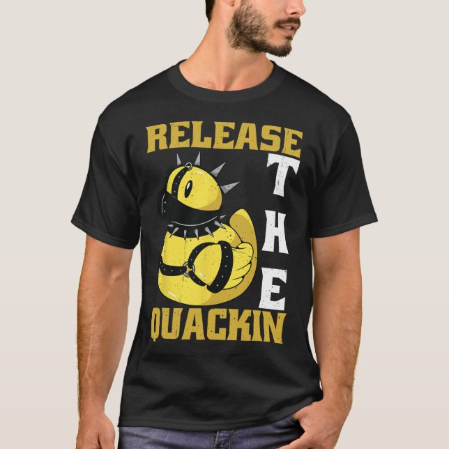 Camiseta Solte O Quackin Gym Bodybuilding. (Frente)