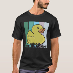 Camiseta Solte o sopro de um pato de borracha