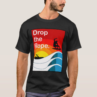 Camiseta Solte O Surf Do Acordar Hoodie De Wakesurfing