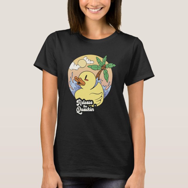 Camiseta Solte Os Patos Quackin (Frente)