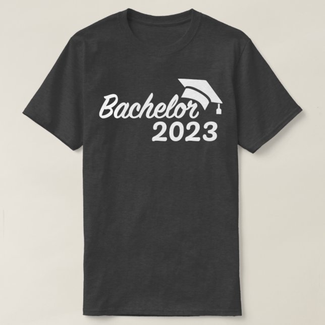 Camiseta Solteiro 2023 para graduação e formandos (Frente do Design)