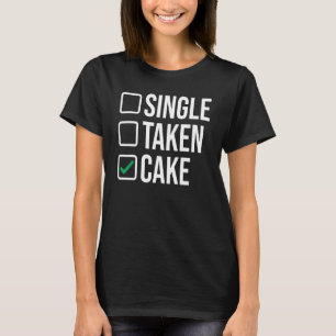 Camiseta Solteiro De Bolo De Bolo De Bolo