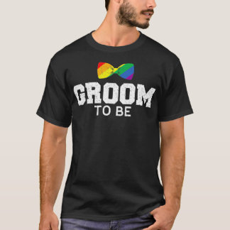 Camiseta Solteiro de Casamento de Gay do Groom LGB