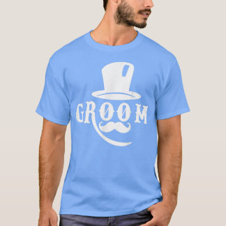 Camiseta Solteiro De Casamento De Noivado Bonito De Chat De