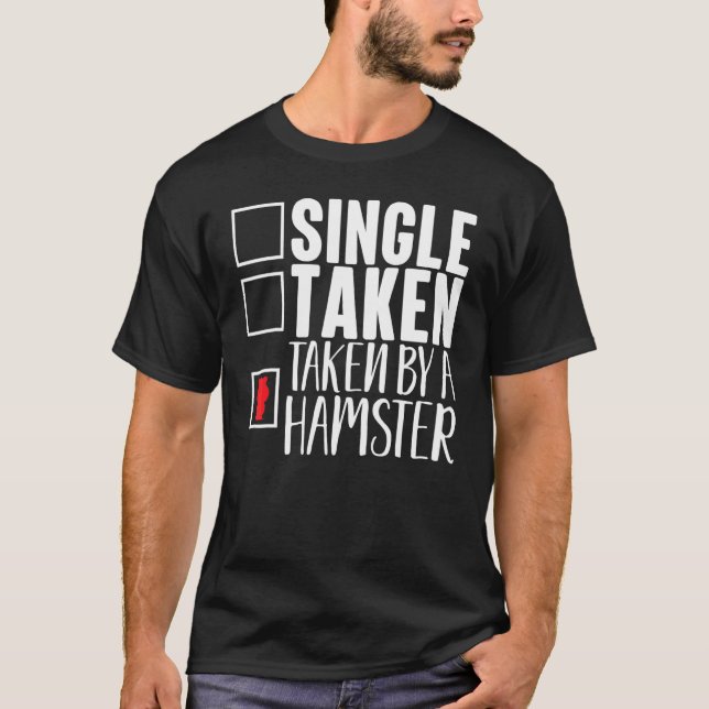 Camiseta Solteiro De Estilo De Vida De Pet De Hamster Tomad (Frente)
