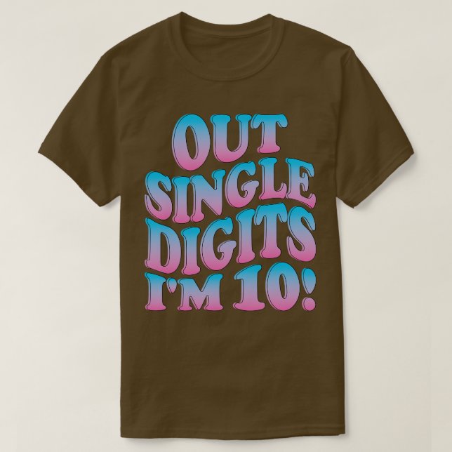 Camiseta solteiro de saída (Frente do Design)