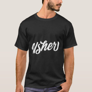 Camiseta Solteiro de Usher da Tripulação do Groom para o Gr