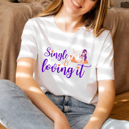 Camiseta Solteiro e degustação retrorativa contra Dia de os