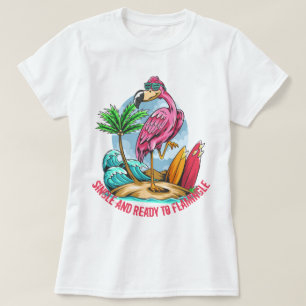 Camiseta Solteiro e Pronta para Flamingle T-Shirt