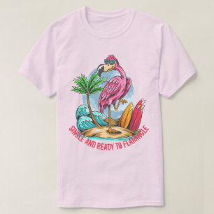 Camiseta Solteiro e Pronta para Flamingle T-Shirt