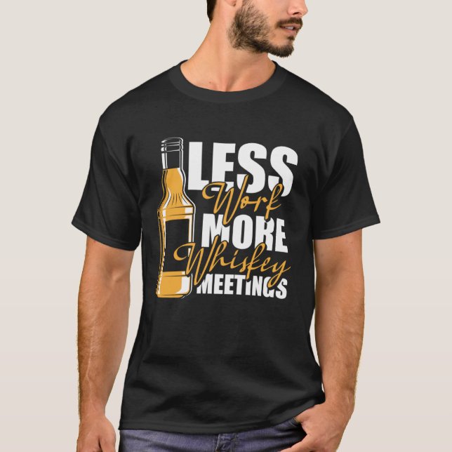 Camiseta Solteiro Malt Humor Irish Scotch Whiskey (Frente)