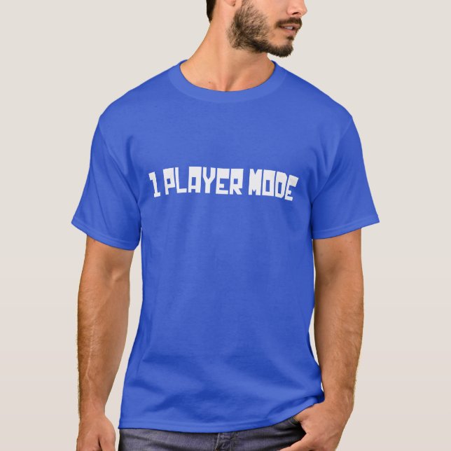 Camiseta Solteiro / Modo de Reprodutor Único (Frente)