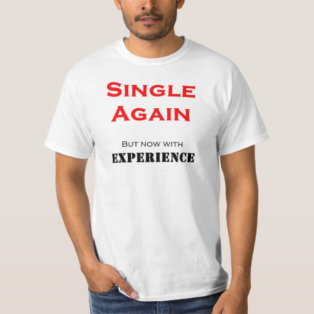 Camiseta Solteiro Novamente (Frente)