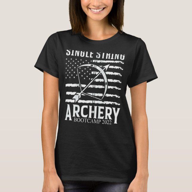 Camiseta Solteiro String Archery Bootcamp 2022 (Frente)