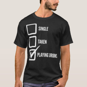 Camiseta Solteiro Tocado Jogando Tambores Brincadeira Namor