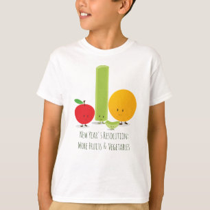Camiseta Solução de Ano Novo para a Comida de Comida Saud