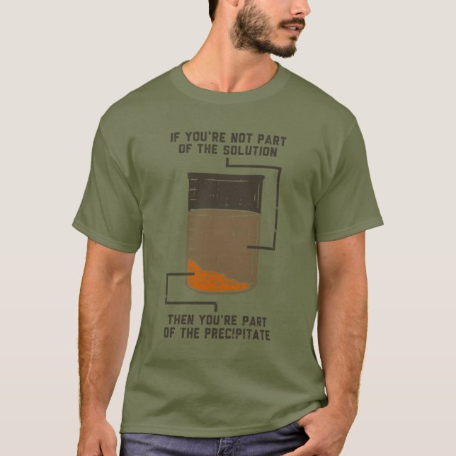 Camiseta Solução de Química Divertida (Frente)