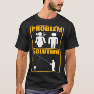 Camiseta Solução do Problema do Pescador Pescando Pescador