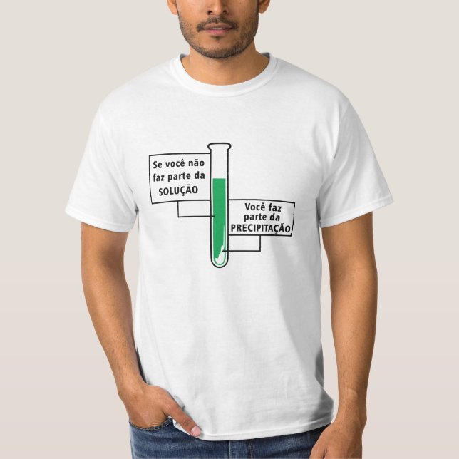Camiseta Solução ou precipitação (Frente)