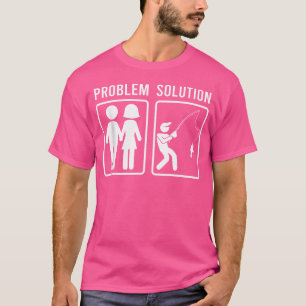 Camiseta Solução Problemática De Férias No Setor Da Pesca