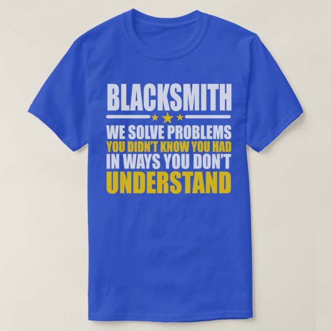 Camiseta Solucionador de Problemas de Presente Legal do Bla (Frente do Design)