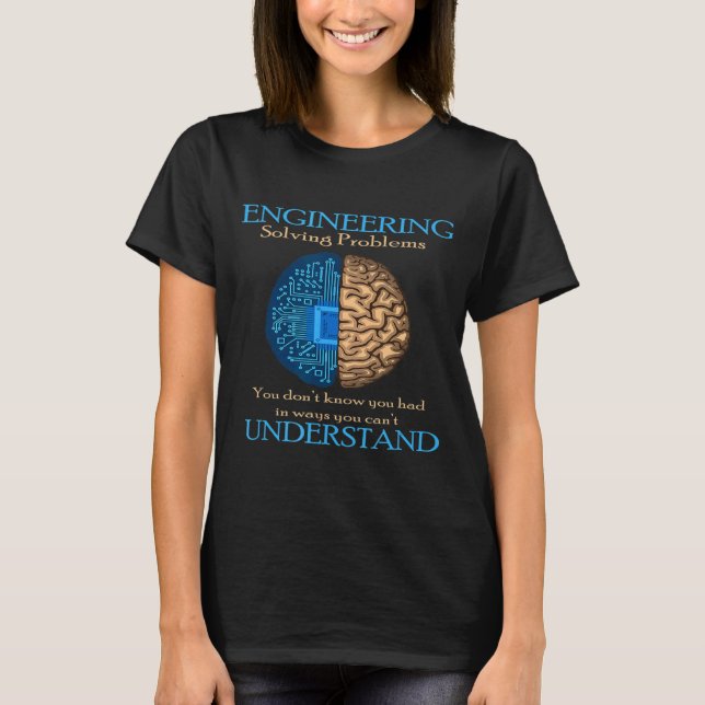 Camiseta Solucionando problemas com o Engenheiro de engenha (Frente)