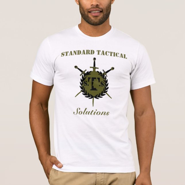 Camiseta Soluções táticas padrão (Frente)