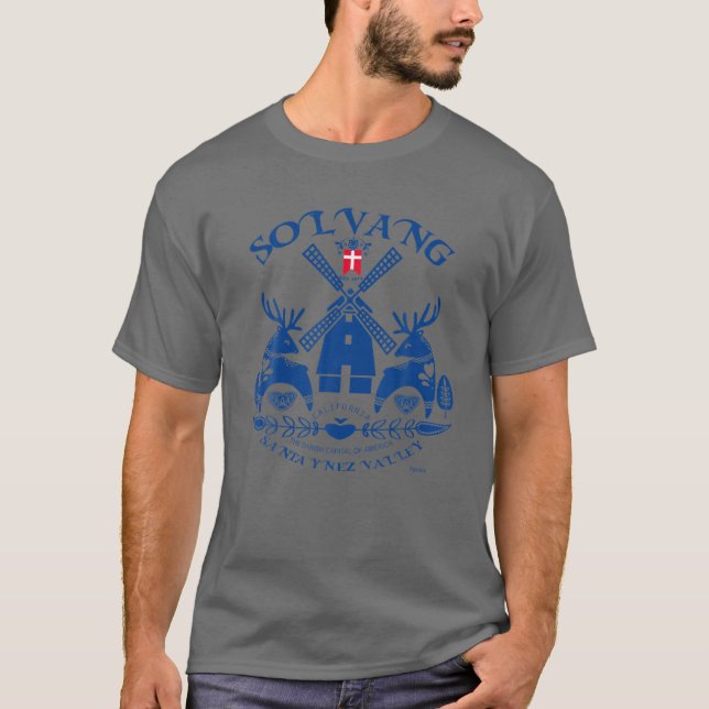 Camiseta Solvang California Danish Village Papais noeis Yne (Frente)
