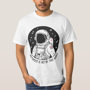 Camiseta Som Cósmico – Minha Playlist Está Fora deste Mundo