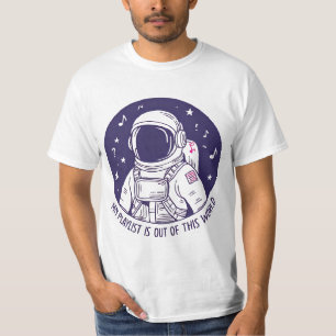 Camiseta Som Cósmico – Minha Playlist Está Fora deste Mundo